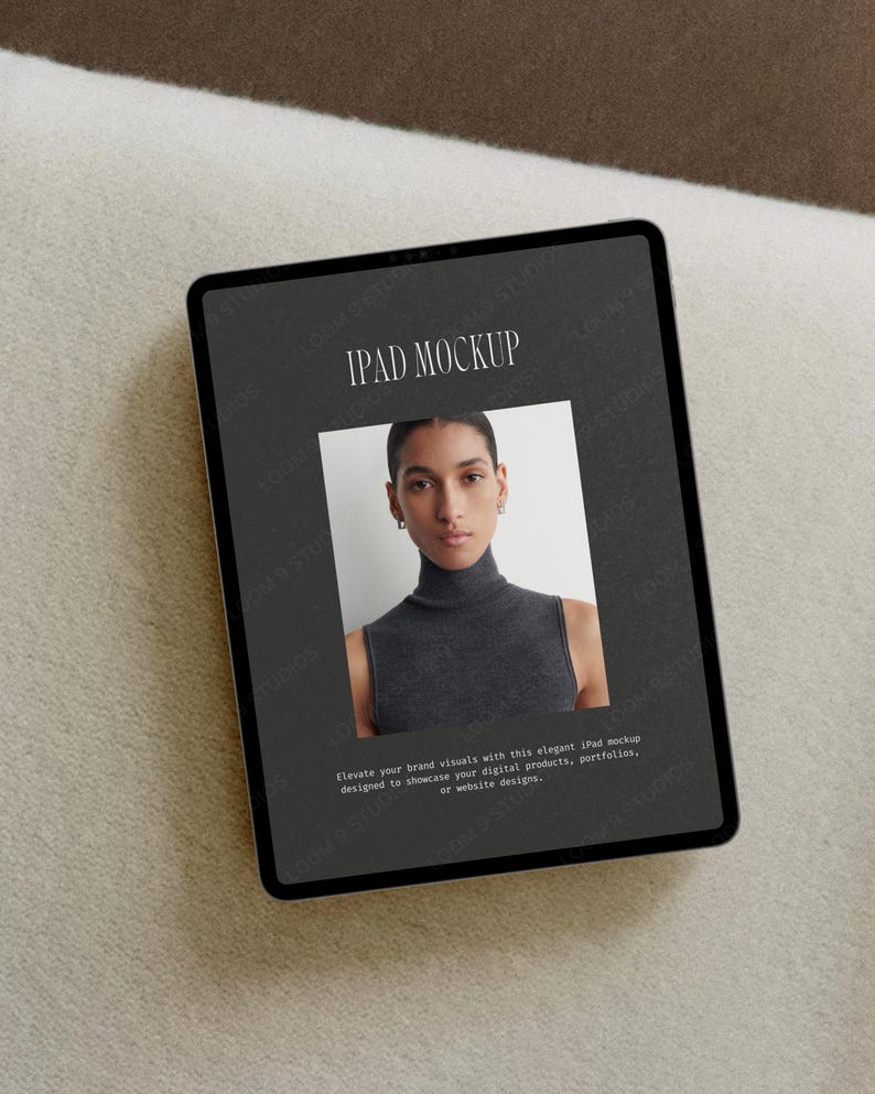 Aesthetic CANVA iPad Mockup, Digital Product Mockups, iPad Mockup, Tablet Mockup, Minimal Aesthetic