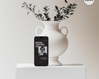Aesthetic CANVA iPhone Mockup, Digital Product Mockups, iPhone Mockup, Smartphone Mockup, Minimal Aesthetic