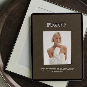Aesthetic CANVA iPad Mockup, Digital Product Mockups, iPad Mockup, Tablet Mockup, Minimal Aesthetic