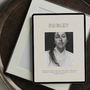 Aesthetic CANVA iPad Mockup, Digital Product Mockups, iPad Mockup, Tablet Mockup, Minimal Aesthetic