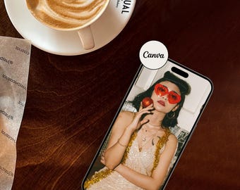 Aesthetic CANVA iPhone Mockup, Digital Product Mockups, iPhone Mockup, Smartphone Mockup, Minimal Aesthetic