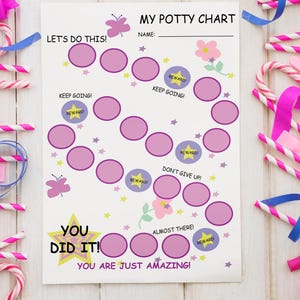 Girl potty training chart
