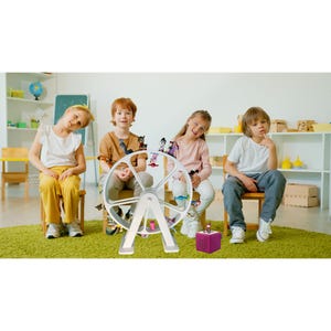 Riesenrad für Tonie-Figuren – Tonie Regal, 3D gedruckt, personalisierbar, Kinderzimmer-Dekoration, Platz für bis zu 110 Tonie-Figuren