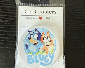 Bluey - Ceramic Car Coaster (Single Pack)