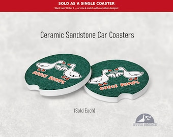 Goose Bumps - Ceramic Car Coaster (Single Pack)