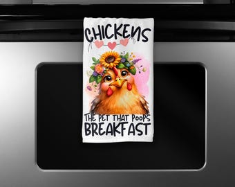 Funny Farm - Chicken  (16x24”) Kitchen Towel