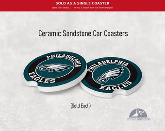 Philadelphia Eagles - Ceramic Car Coaster (Single Pack)