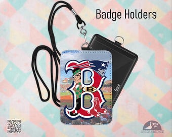 Boston Sports | Personalized Badge Holder