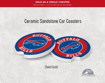 Buffalo Bills - Ceramic Car Coaster (Single Pack)