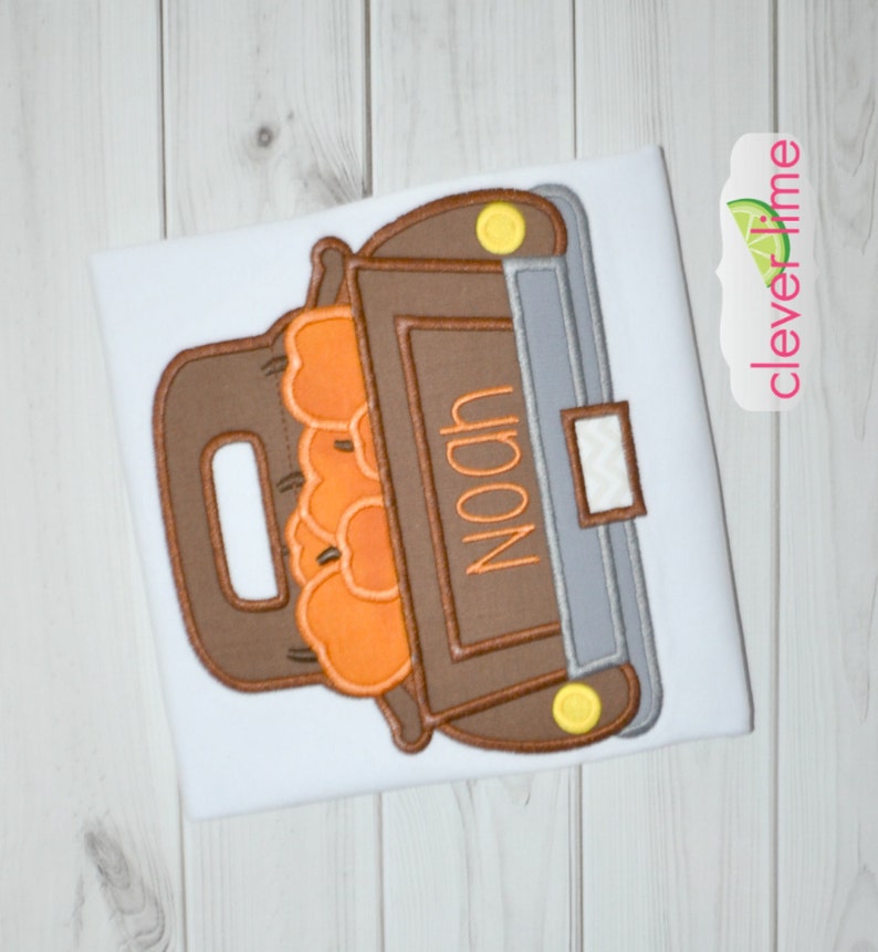 Boys Fall personalized Pumpkin Truck Shirt Boys custom pumpkin shirt