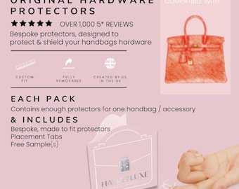Birkin 35 Hardware Protectors | Clear, Scratch Resistant