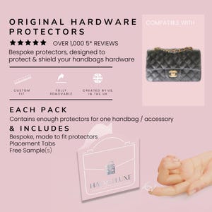 Full Mini Rectangle Set Clear LuxuryHardware Protectors | Protect your accessories against scratches&scuffs Keep your accessories lookingnew