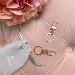 Keychain Clip Luxury Handbag Purse Charm Gold Chain for Purses / Bags / Designer Purse Accessories / Women Bag Charm