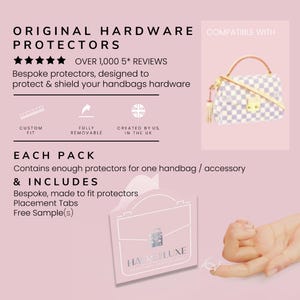 Full Croisette Set Clear Luxury Hardware Protectors | Protect your accessories against scratches&scuffs Keep your accessories looking new