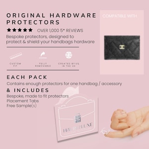 Classic Card Holder Clear Luxury Hardware Protectors | Protect your accessories against scratches&scuffs Keep your accessories looking new