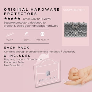Full Jumbo Classic Set Clear LuxuryHardware Protectors | Protect your accessories against scratches&scuffs Keep your accessories looking new