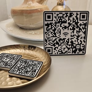 QR-Code - Magnet - personalisiert - Büro - Gadget - Kühlschrankmagnet - link