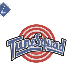 Tune Squad Machine Embroidery design 7 Sizes instant Download