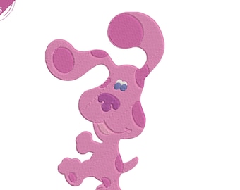Blues Clues Embroidery Design - 7 Sizes, Kids Embroidery File (Instant Download)