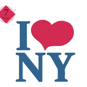 May include: I love NY graphic with a red heart and blue letters. The graphic is available in 7 sizes.