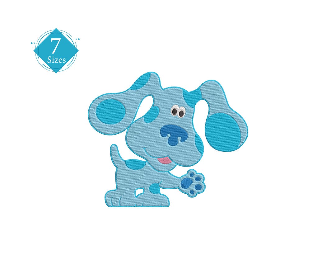 Blues Clues Machine Embroidery Design - 7 Sizes - Embroidery File