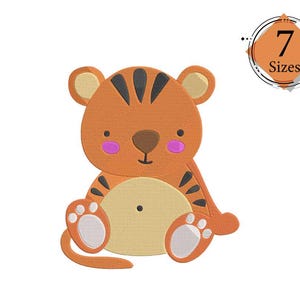 Cute Baby Lion Embroidery Design, Safari Embroidery Design, Animal Embroidery, Machine Embroidery Design, 7 Sizes, Instant Download