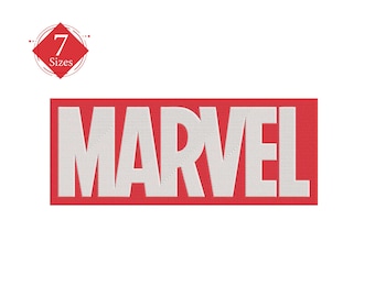 Super Hero Machine Embroidery Design format pes, sew, hus 7 Sizes Instant Download