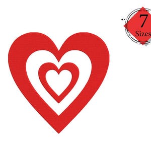 Heart embroidery design - Mini heart machine embroidery file -Valentines day - Small heart instant download - Love pattern