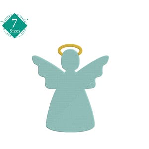 Little Angel Machine embroidery design, embroidery file 7 sizes Instant download