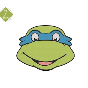 Ninja Turtle Faces Embroidery - Etsy, image size:300x300