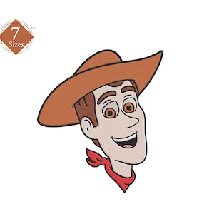 Sheriff Woody Machine Embroidery Design, Sheriff Woody Embroidery Design, Toy Story Embroidery Designs, 7 Sizes Instant Download