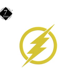 Super Hero Machine Embroidery Design 7 Sizes instant Download