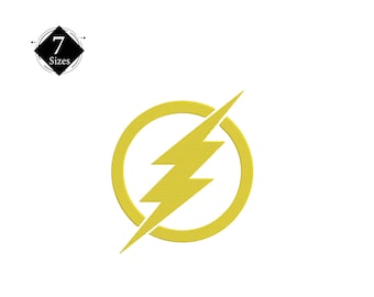 Super Hero Machine Embroidery Design 7 Sizes instant Download