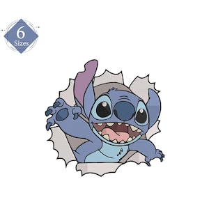 Stitch Embroidery Design, Stitch Embroidery Machine File, Cute Baby Stitch Heart Machine Embroidery Files, Embroidery Patterns