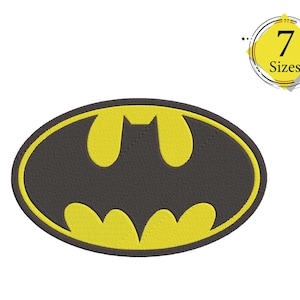 Superhero Embroidery Design, Machine Embroidery Design File, Trendy Design, Pes, Dst, Jef, Vp3, Exp, Hus, 7 Sizes & Instant Download.