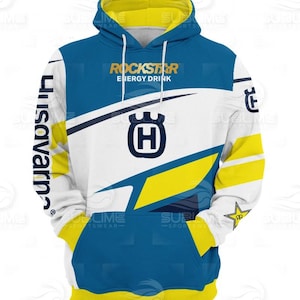 Husqvarna Hoodie | Custom Sublimation 3D Print | Motorcycle Lover Gift | Stylish Riders Streetwear