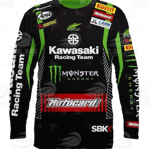 Kawasa T-Shirt & Long-Sleeve | Custom Sublimation 3D Print | Motorcycle Lover Gift | Stylish Riders Streetwear