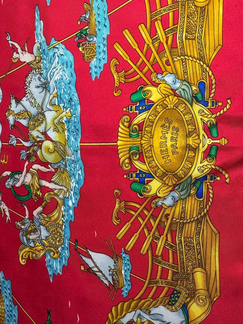 Vintage 90's Hermes Silk Scarf 