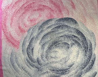 Vintage 90's Nina Ricci silk scarf -100% silk