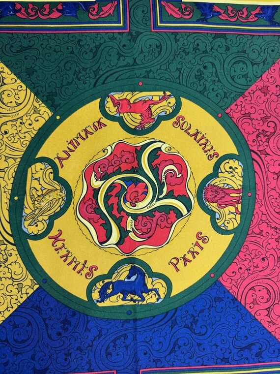 Vintage 90's Hermes Silk Scarf 