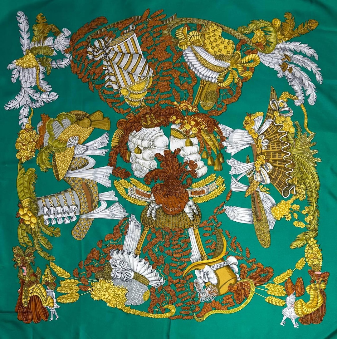 Vintage 90's Hermes Silk Scarf 