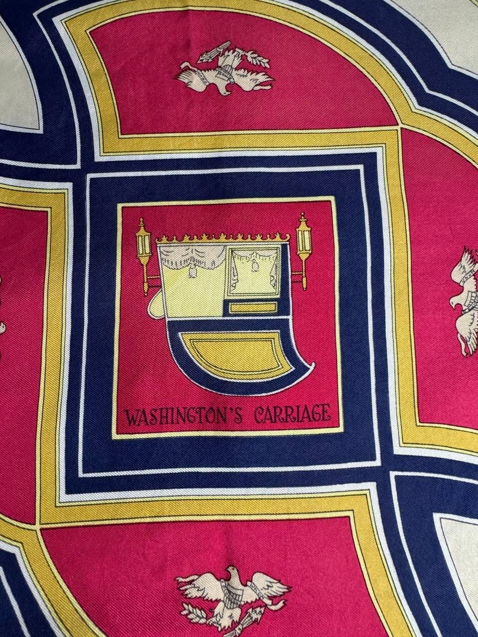 Vintage 90's Hermes Silk Scarf 