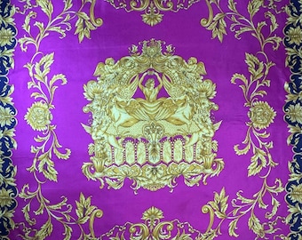 Vintage 90's  Felix Buhler silk scarf -100% silk