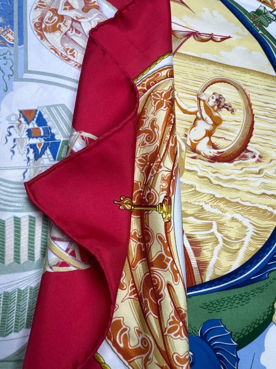 Vintage 90's Hermes Silk Scarf 