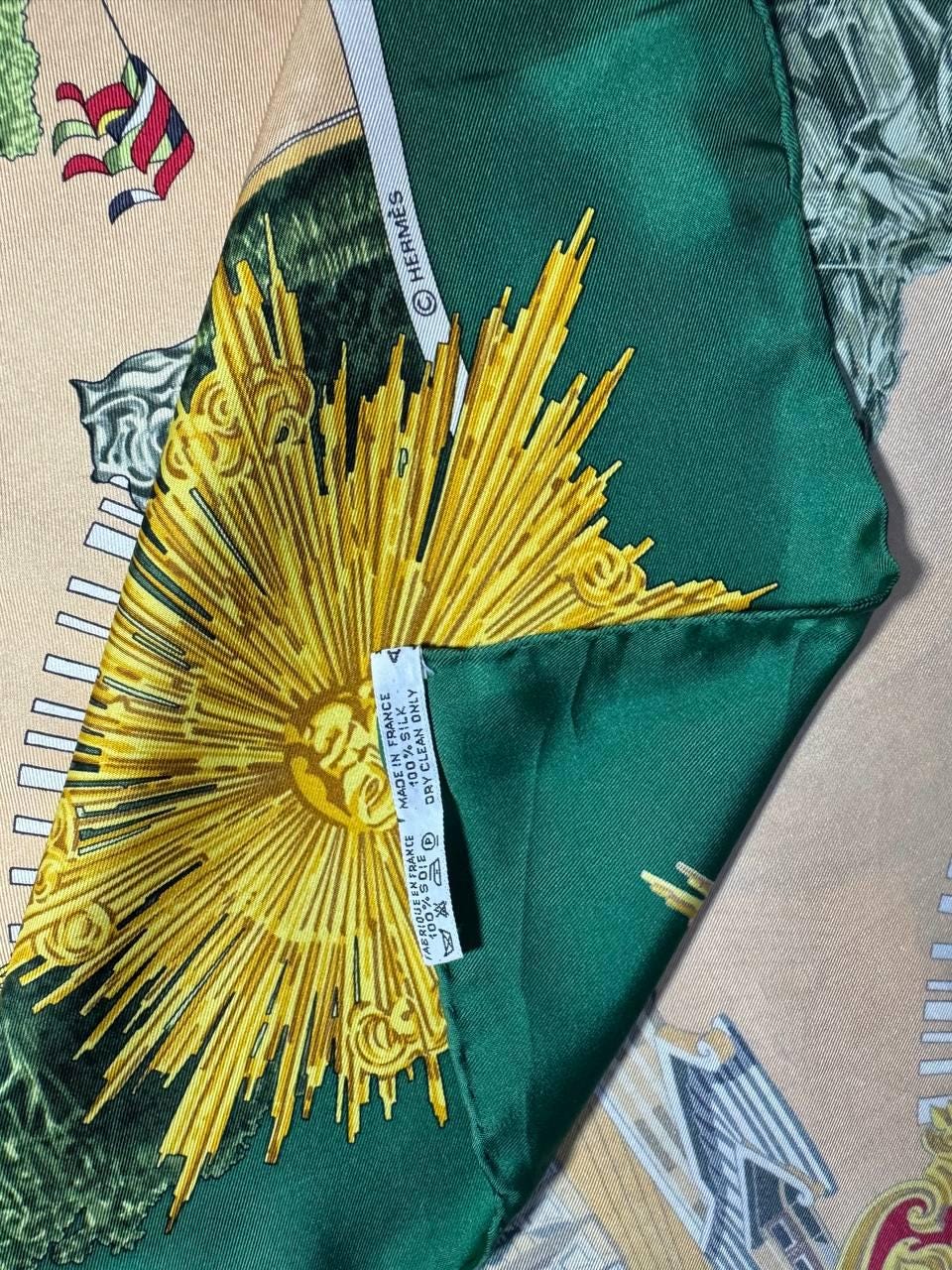 Vintage 90's Hermes Silk Scarf 
