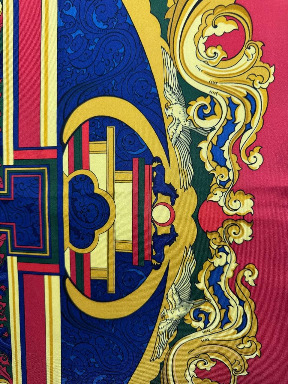 Vintage 90's Hermes Silk Scarf 