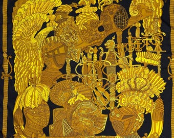 New Hermes Silk Scarf 90 La Ligne Coup De Fouet by Pierre Marie