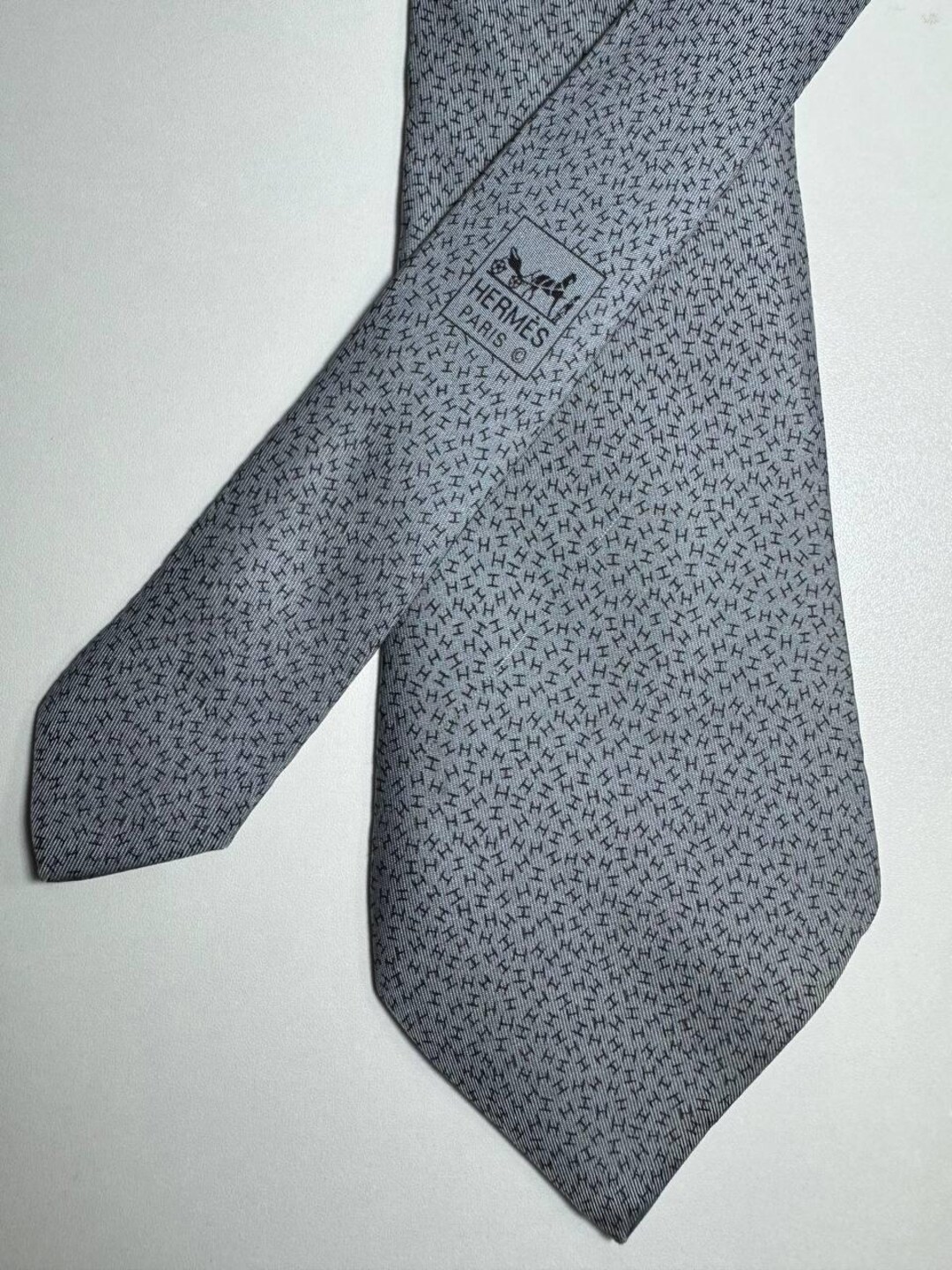 Vintage 90's Hermes Silk Neck Tie * 7926 MA*-100% Silk -made in