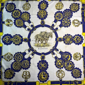 Hermes vintage authentic scarves - Etsy 日本
