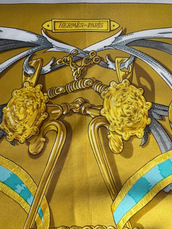 Vintage 90's Hermes Silk Scarf 